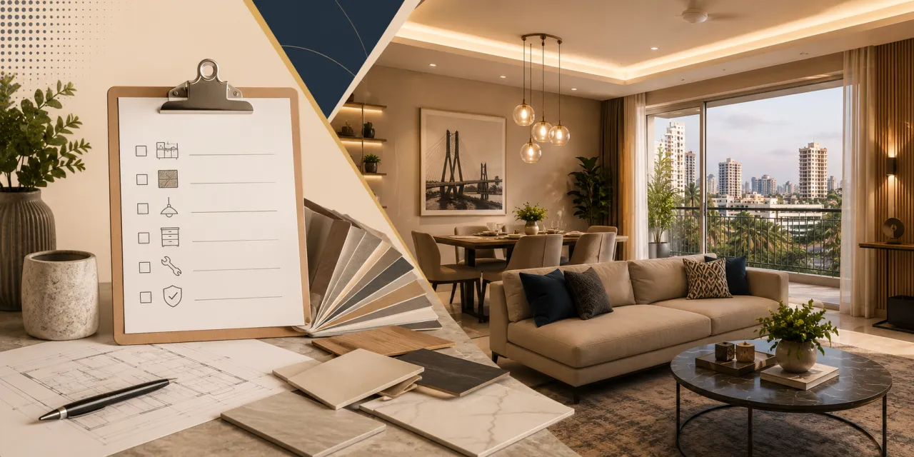 Interior Design Quotation Checklist for Bandra East, Mumbai Homeowners