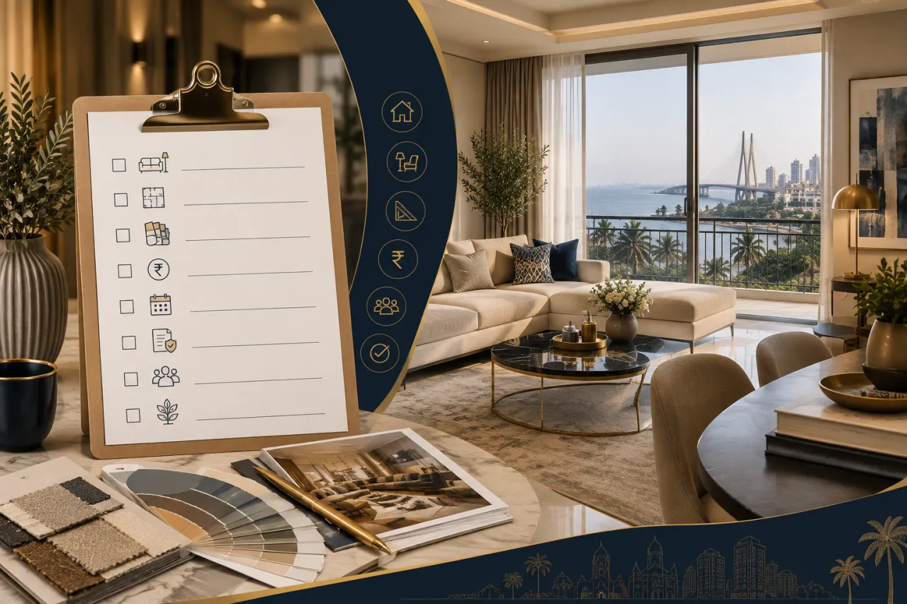 Interior Design Quotation Checklist for Bandra West, Mumbai Homeowners