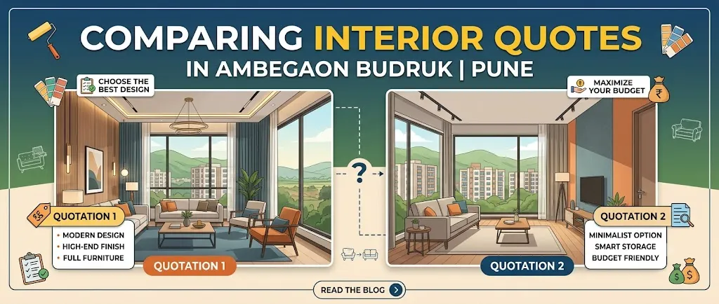 How to Compare Interior Quotations in Ambegaon Budruk, Pune