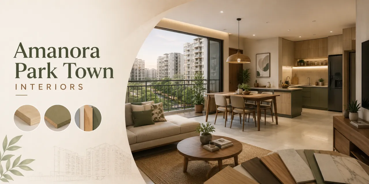 Amanora Park Town Interiors: Choosing Plywood, HDHMR and Finishes Room by Room