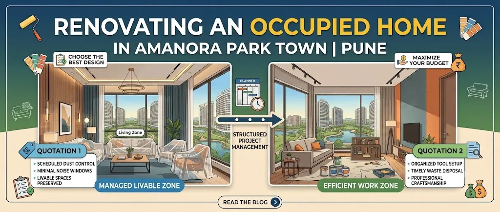 Renovating an Occupied Home in Amanora Park Town Without the Chaos