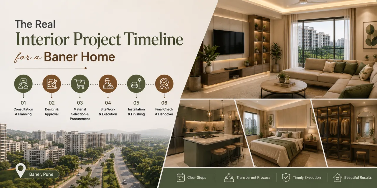 The Real Interior Project Timeline for a Baner Home