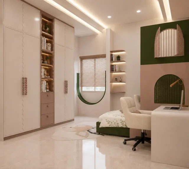 Kids' Room / Nursery, Modern style from Modern 3 BHK Flat Interior in Jodhpur in Jodhpur by Interior designer Sneha Soni