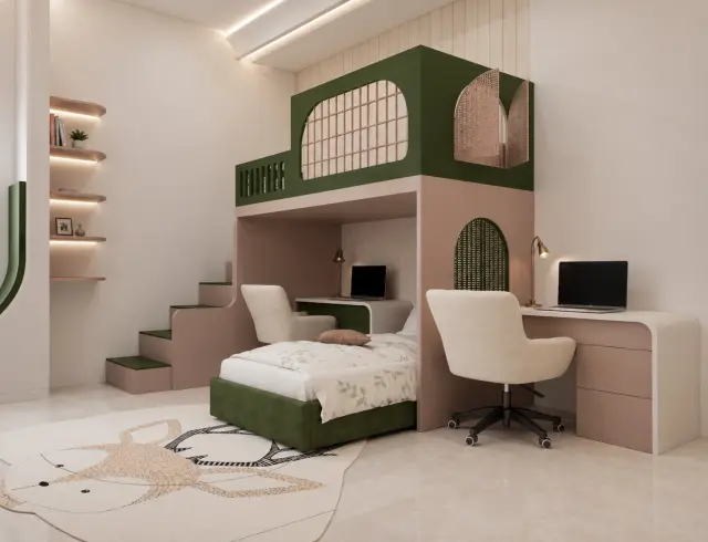 Kids' Room / Nursery, Modern style from Modern 3 BHK Flat Interior in Jodhpur in Jodhpur by Interior designer Sneha Soni