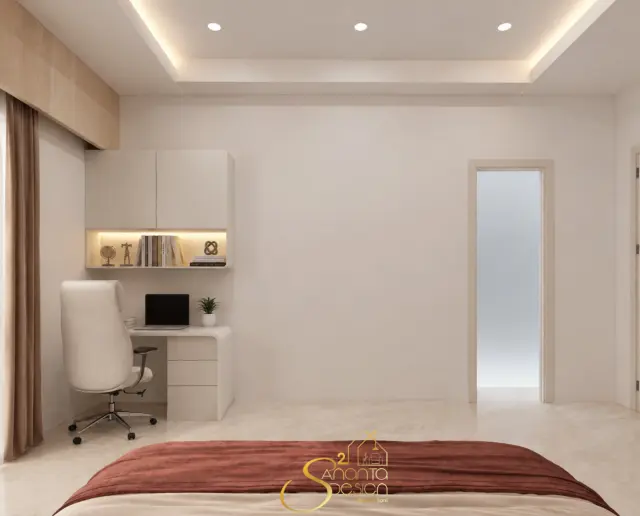 Bedroom, Minimalist style from 5 BHK House Interior in Jodhpur in Jodhpur by Interior designer Sneha Soni