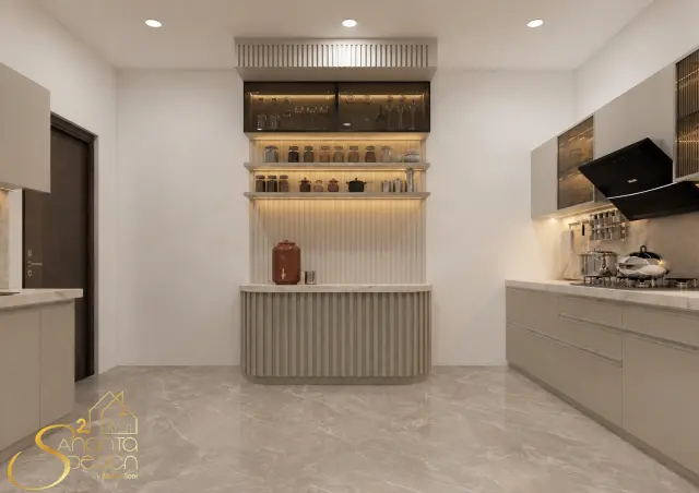 Kitchen, Modern style from Modern Modular Kitchen in Jodhpur in Jodhpur by Interior designer Sneha Soni