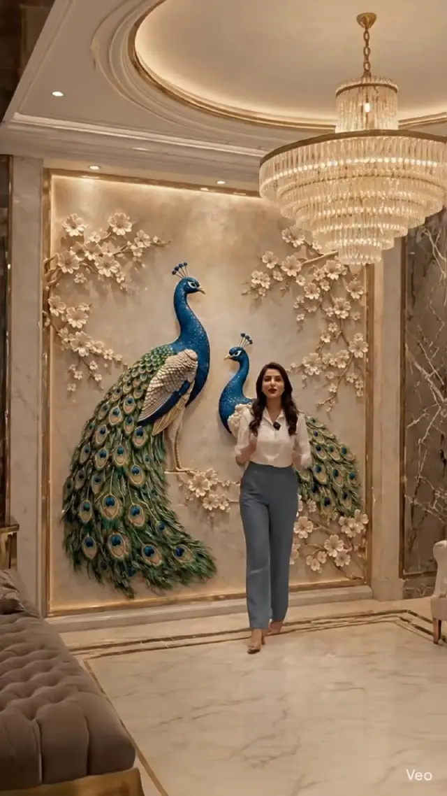 Residential Interiors with Decorative Wall Murals project