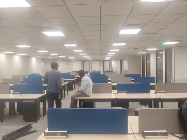Modern Office Interior at Kharadi WTC project