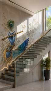 living-room feature walls by Wallpaper Professionals 3D Custom Wallpaper