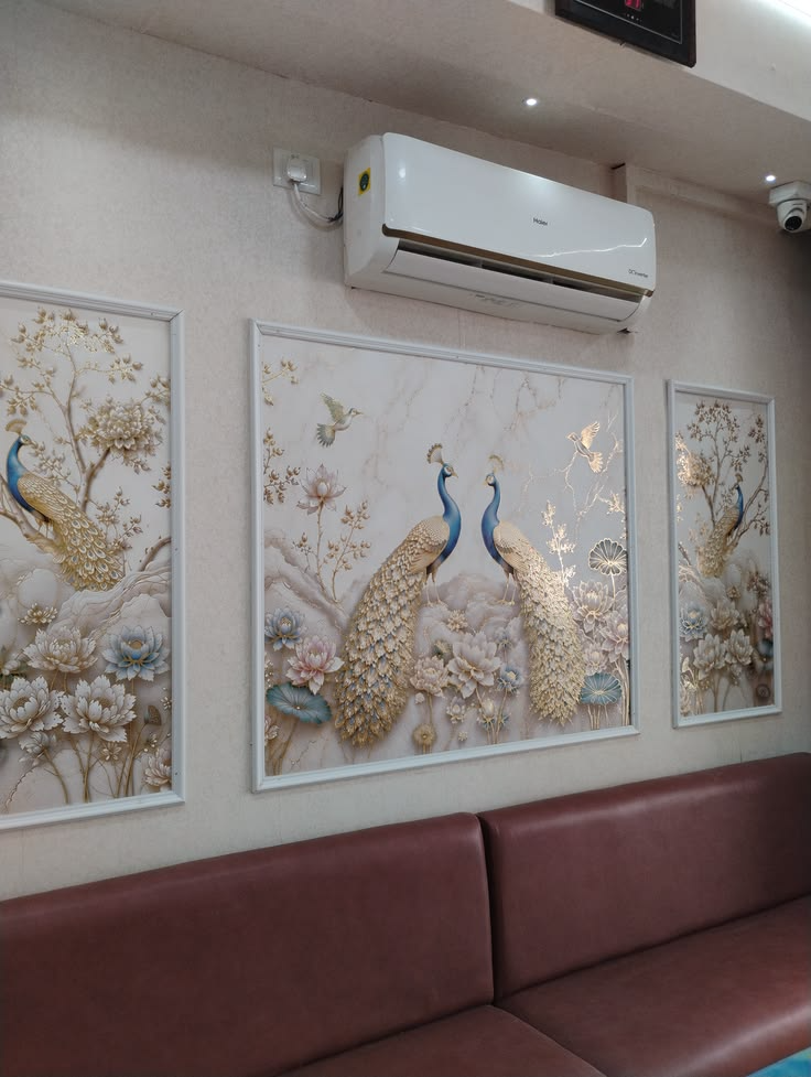 living-room feature walls by Wallpaper Professionals 3D Custom Wallpaper
