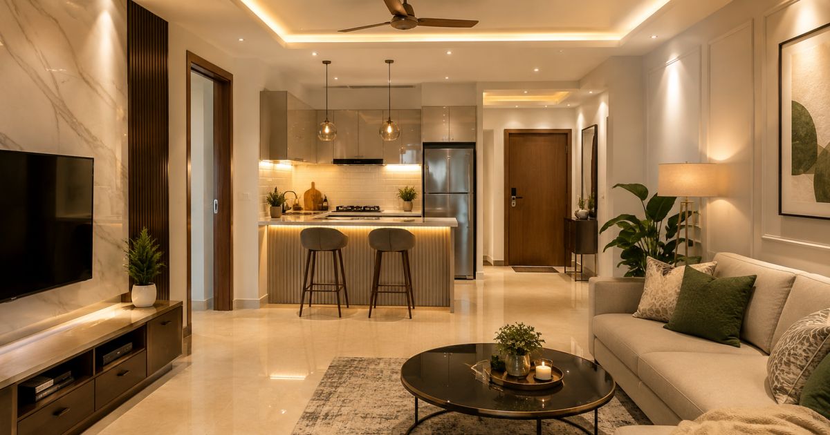 2 BHK Interior Design Cost in India 2026 | Room-wise Budget Guide