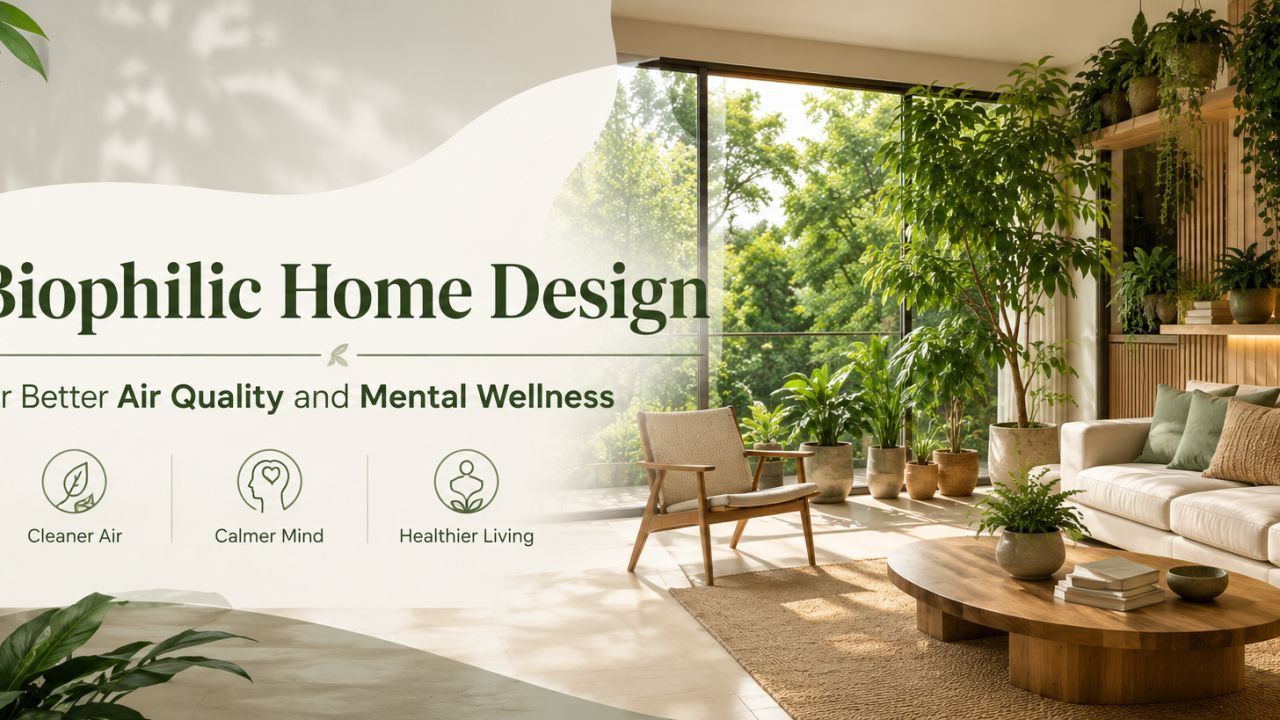 Biophilic Home Design for Better Air Quality and Mental Wellness