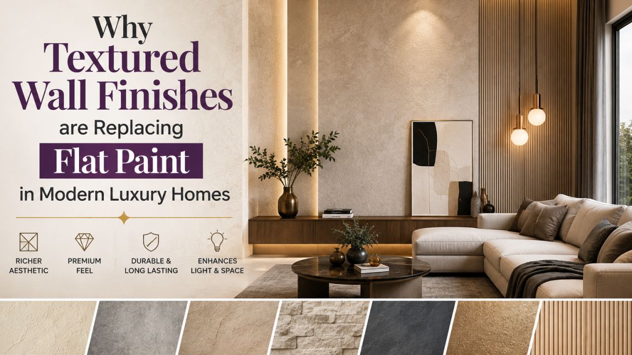 Textured Wall Finishes: The New Language of Luxury Interiors