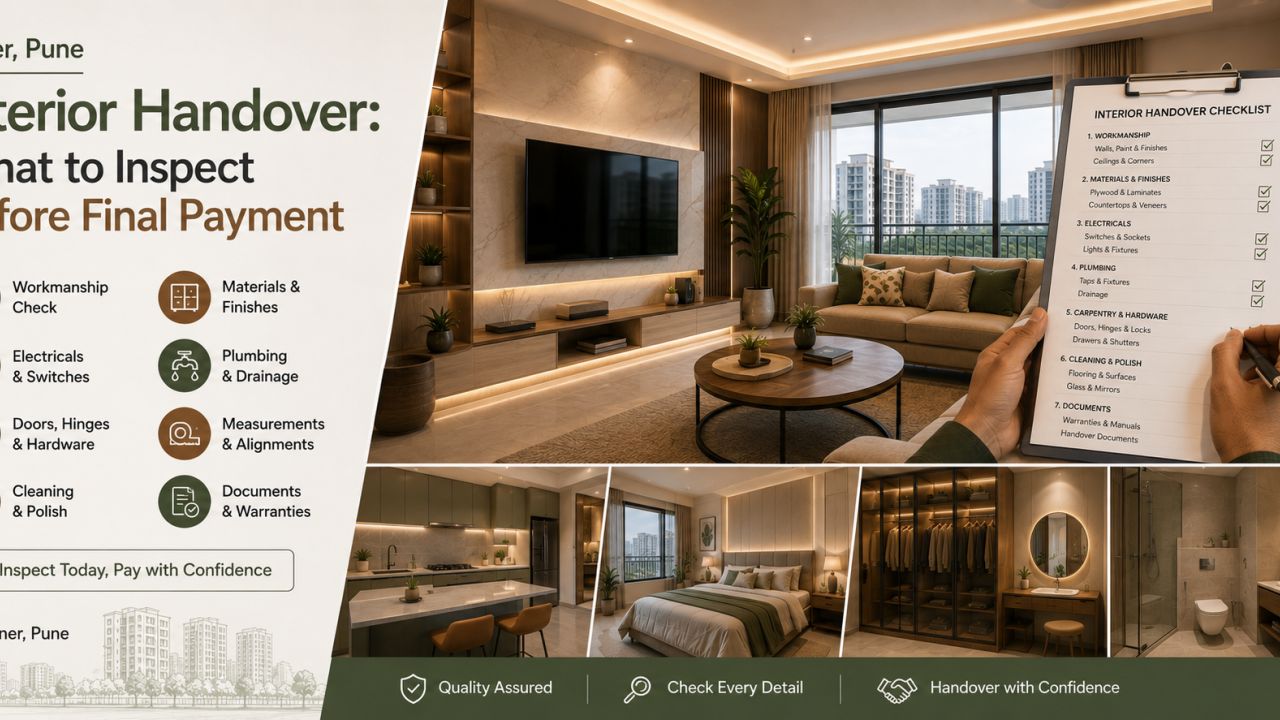 Baner Pune Interior Handover: What to Inspect Before Final Payment