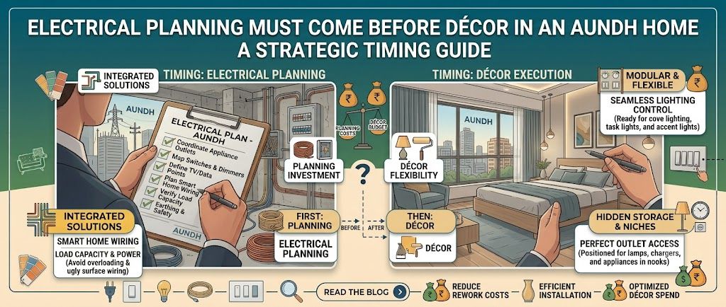 Why Electrical Planning Must Come Before Décor in an Aundh Home